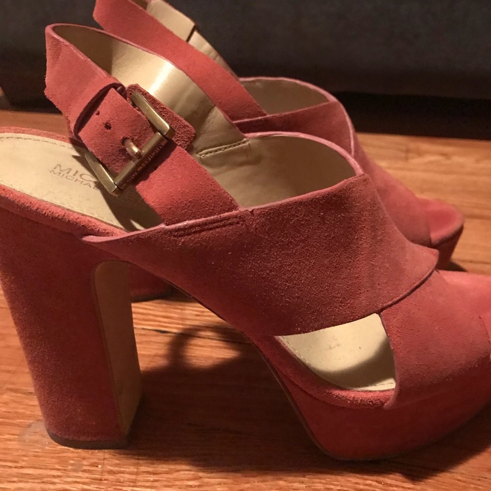 Michael Kors Mauve Platform Heels